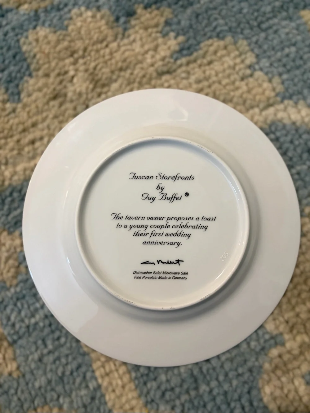 Tuscan Storefronts by Guy Buffet, Serving dish and plates